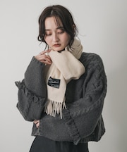 カシミヤミックスウールストール