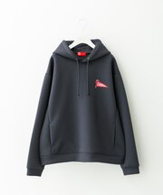 カレッジプリントダンボールパーカー