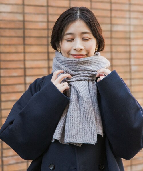 別注】＜INFIELDER DESIGN＞ボア リバーシブルマフラー｜グリーン