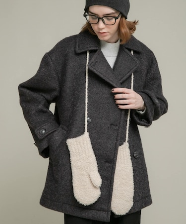 ラメブークレーニットミトン