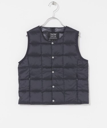 TAION CREWNECK BUTTON DOWN VEST(KIDS)