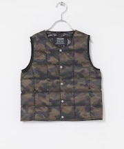 TAION CREWNECK BUTTON DOWN VEST(KIDS)