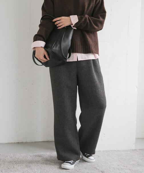 『UR TECH』完声/暖タックイージーパンツ