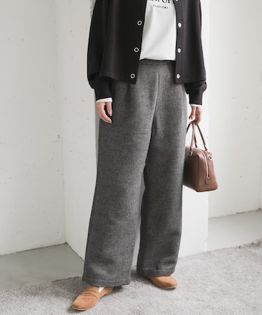 『UR TECH』完声/暖タックイージーパンツ