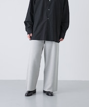 『2サイズ展開』コットンカシミヤニットパンツ