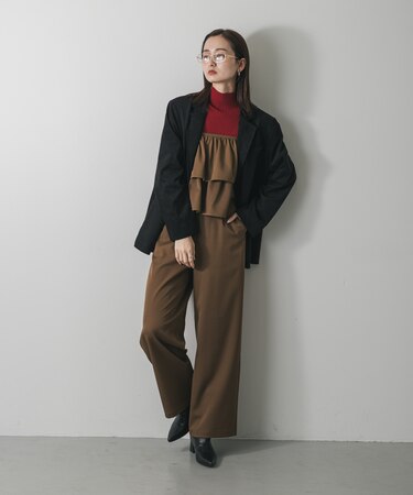 マルチウェイフリルレイヤードパンツ