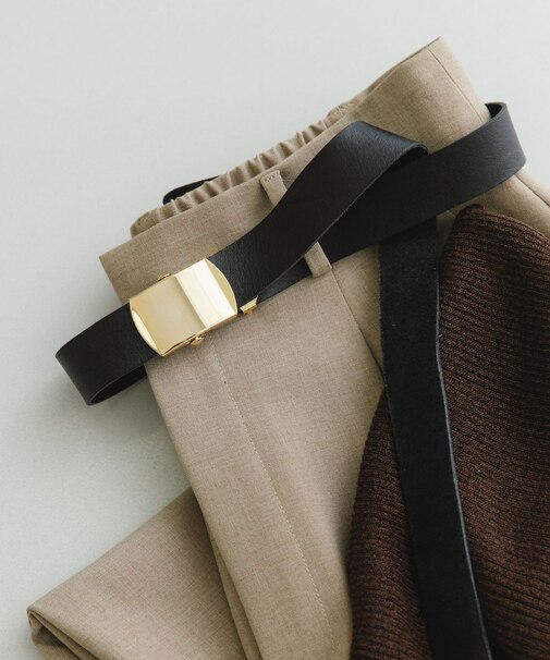 atelier brugge　ROLLER BUCKLE BELT
