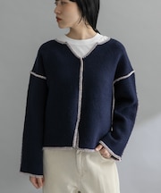 『WEB／一部店舗限定』カラーハンドステッチ2WAYニット