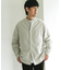 両面起毛ネルバンドカラーシャツ