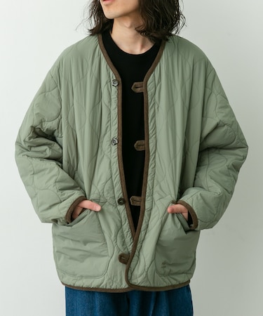 ARMY TWILL QuiltingReversible Jacket