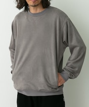 クリーミータッチクルーネックプルオーバー