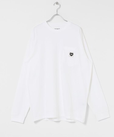 carhartt LONG-SLEEVE POCKET HEART T-SHIRTS