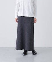 コットンカシミヤニットスカート