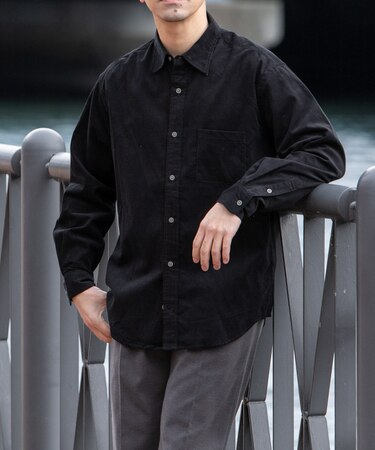 アーバンリラックスコーデュロイレギュラーシャツ