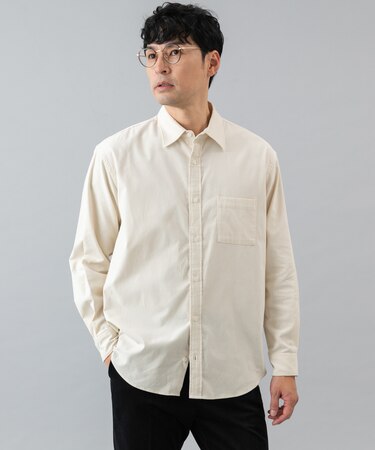 アーバンリラックスコーデュロイレギュラーシャツ