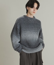 『ユニセックス』ブークレグラデーションニット