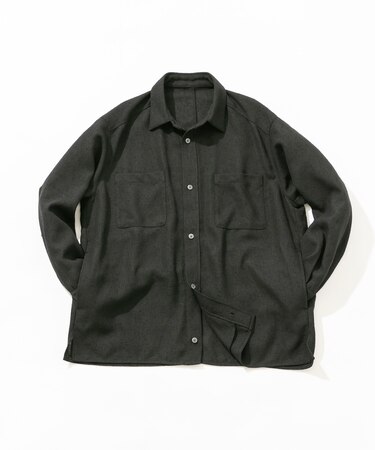 ツイードサイドポケットシャツ