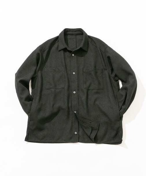 ツイードサイドポケットシャツ