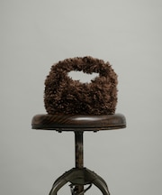 LE VERNIS Fake fur micro bag