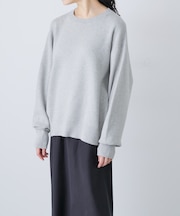 コットンカシミヤプルオーバー