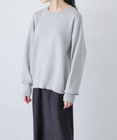 コットンカシミヤプルオーバー