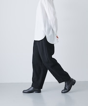 ウールテーパードパンツ