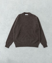 FOX CASHMERE CREW-NECK KNIT