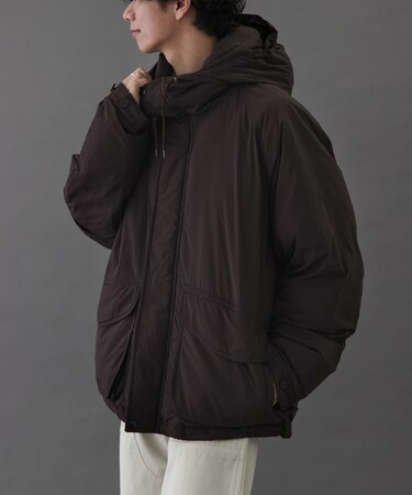 FORK&SPOON  SORONAフーディーブルゾン