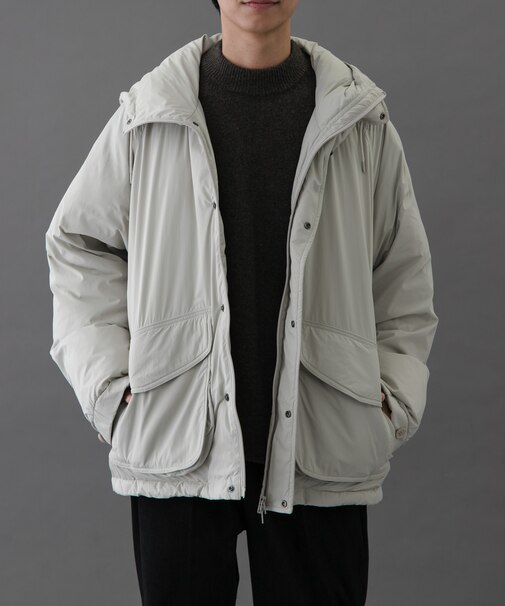 FORK&SPOON  SORONAフーディーブルゾン