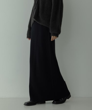『WEB限定』ミラノリブIラインニットスカート