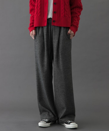 『一部WEB限定カラー』FORK&SPOON ブラッシュドパンツ