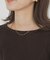 ツイストチェーンショートネックレス