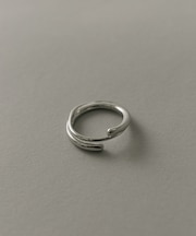 ステンレスニュアンスクロスリング