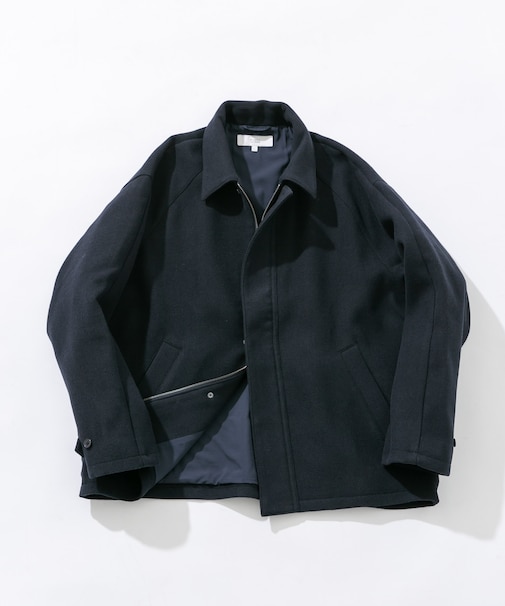 『XLサイズあり』light meltonブルゾン