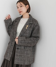 F by ROSSO　『UR TECH』ミックスツイードジャコット