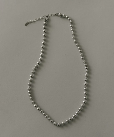 ステンレスボールチェーンネックレス