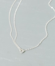 トリプルリングチェーンコンビネックレス