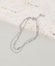 ステンレスデザインチェーンブレスレット