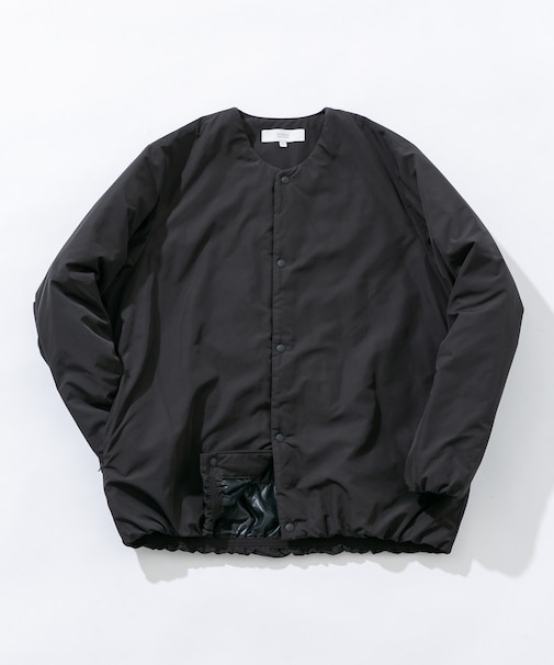 『XLサイズあり』NOUVELLE中綿ノーカラーブルゾン