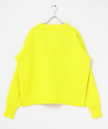 LE TRICOTEUR　CROPPED GUERNSEY SWEATER