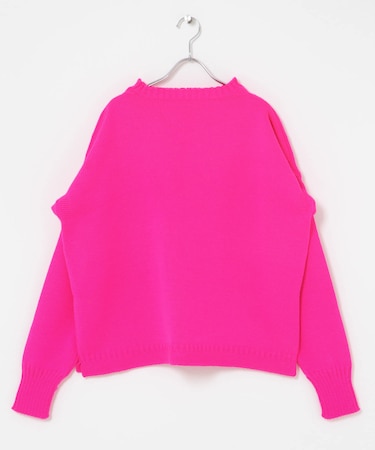 LE TRICOTEUR　CROPPED GUERNSEY SWEATER
