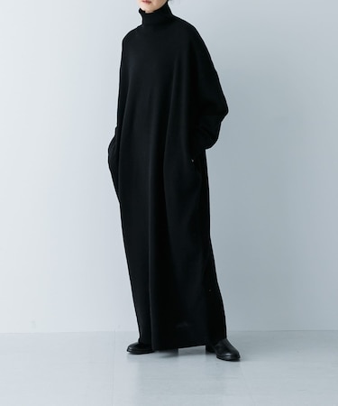 『2サイズ展開』ラムウールニットワンピース