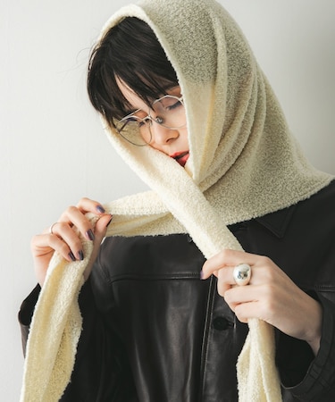 ウールカシミヤサンカクストール