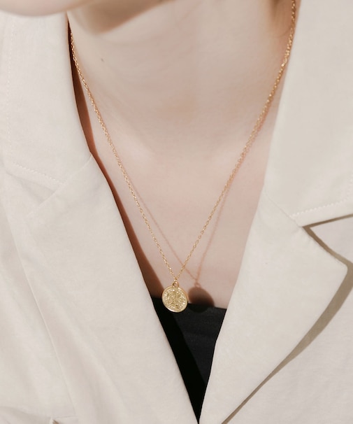 ステンレスコイントップネックレス