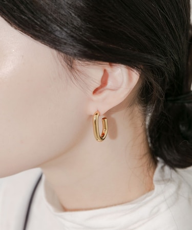 ステンレスカーブラインピアス