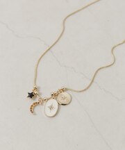 スパークルマルチチャームネックレス