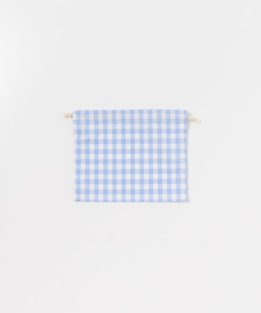CINQ　巾着 ギンガムチェック S