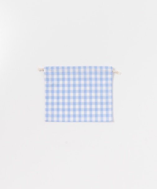 CINQ　巾着 ギンガムチェック S