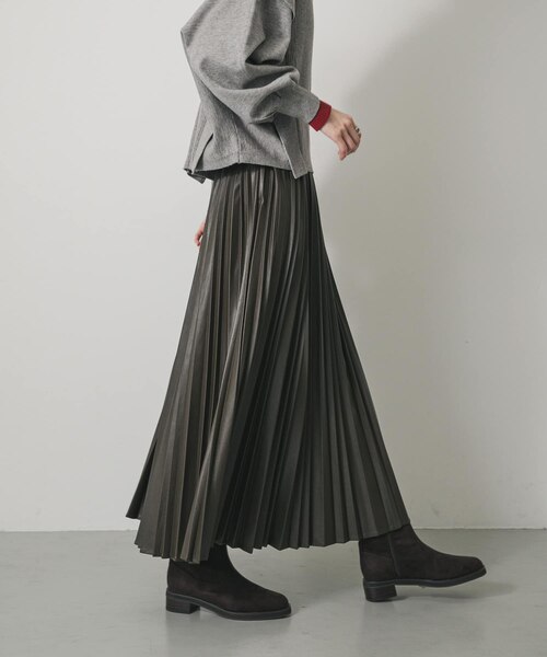 RITA ROW／Crochet straight long skirt｜ナノ・ユニバースの通販