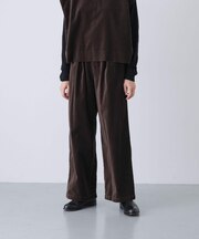 コットンベルベットイージーパンツ